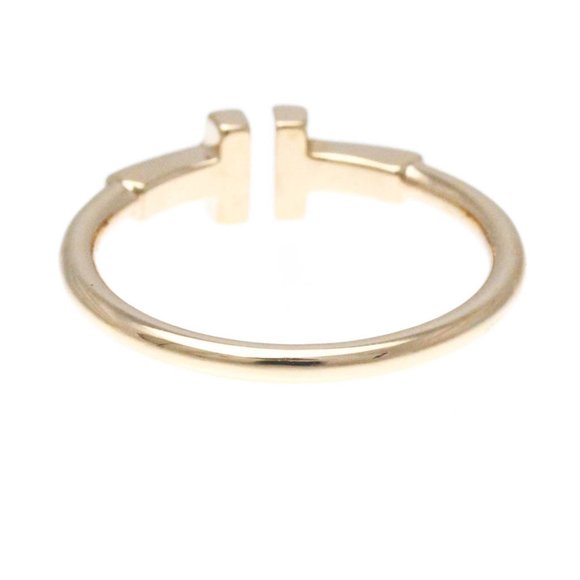 Tiffany T Wire Ring Pink Gold (18K) Fashion No Stone Band Ring Pink Gold - Picture 3 of 8